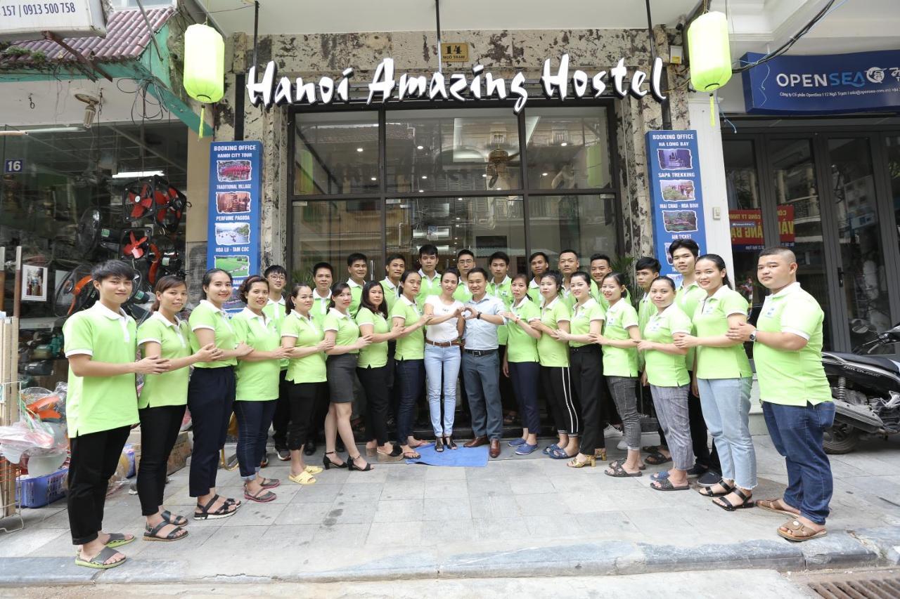 Hanoi Amazing Hostel Bagian luar foto